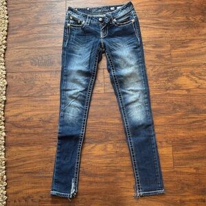 Miss Me Dark Blue Skinny Jeans